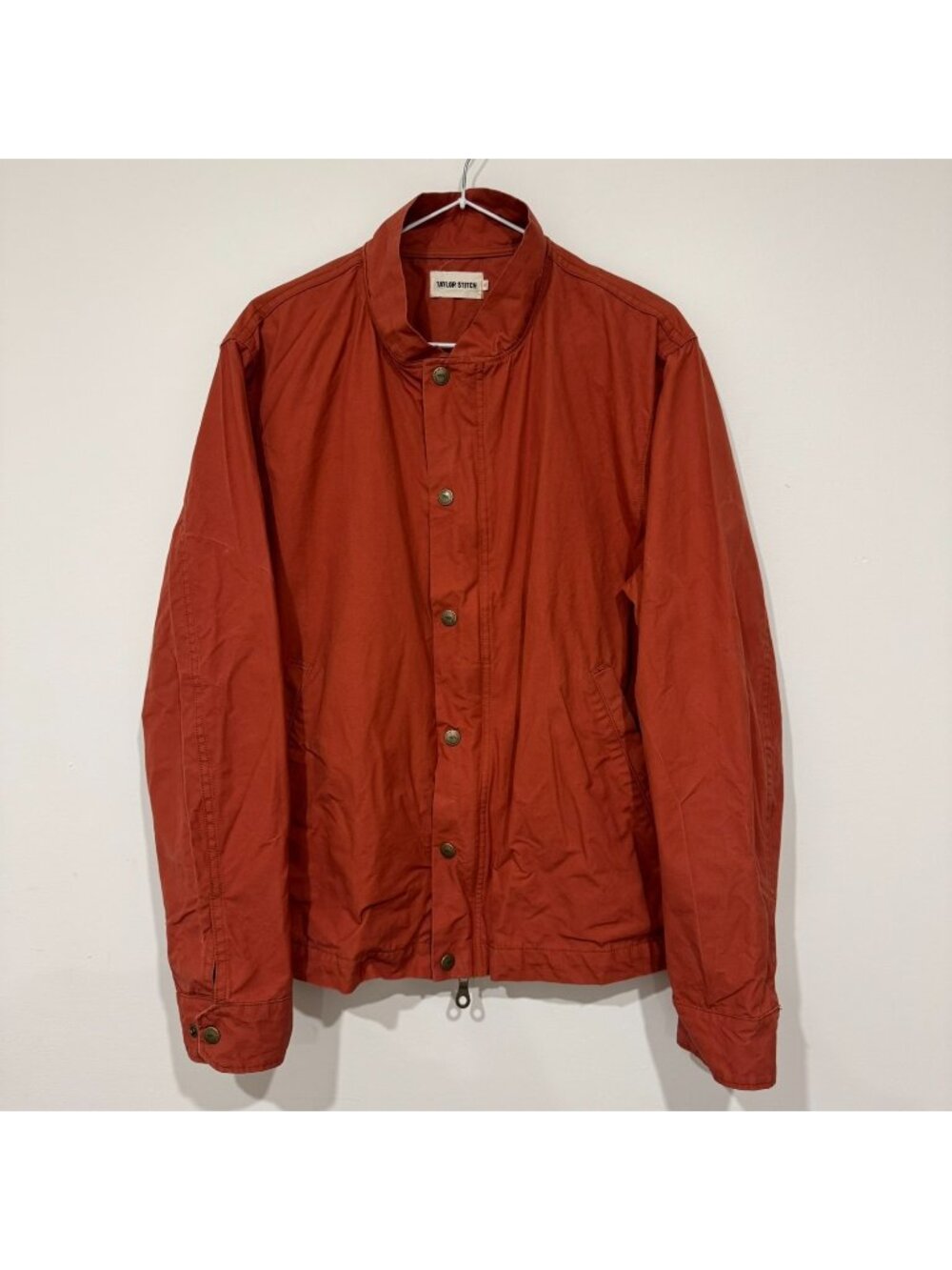 Taylor Stitch Dry Waxed Jacket 42 / L Halley Stevenson Barn Chore Burnt Orange